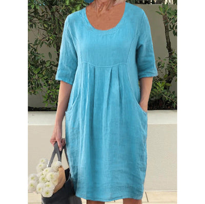 Eva™ | New Linen-Cotton Dress