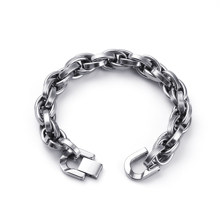 Riven Knox Bracelet | White Gold 16k