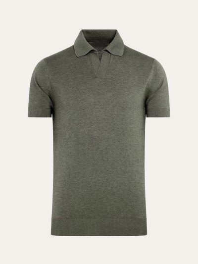 Polo Without Buttons - Olive Green - Sophie New York