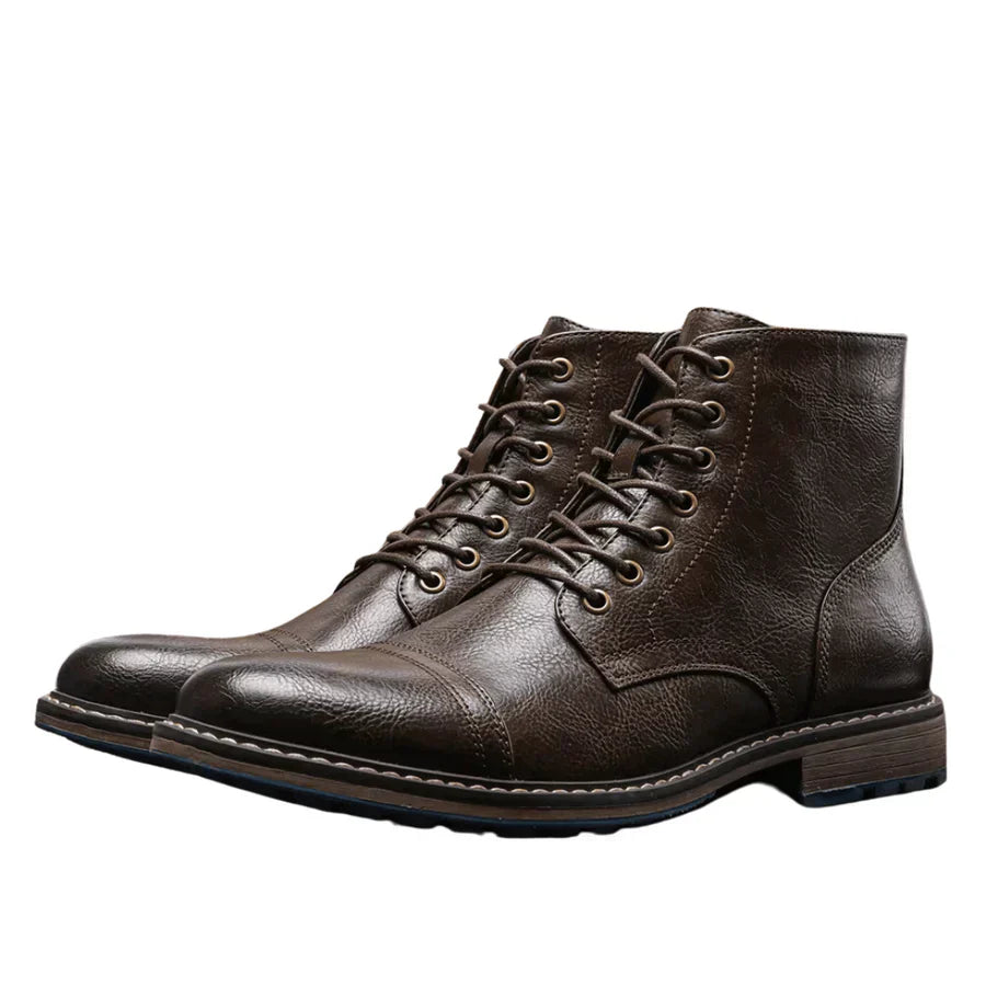 Conor | Fashion style leather ankle boots