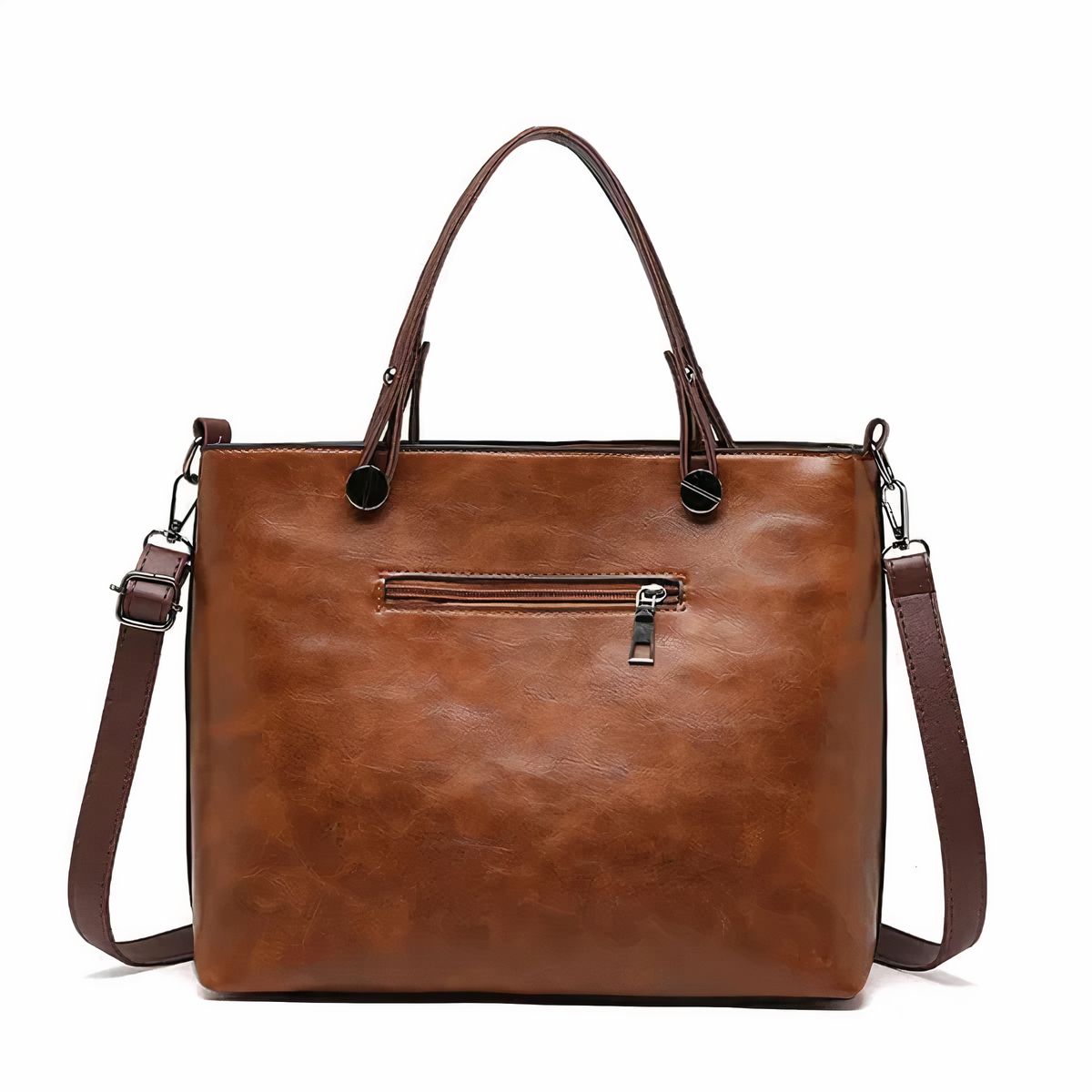 Lina™ - Vintage-inspired leather shoulder bag