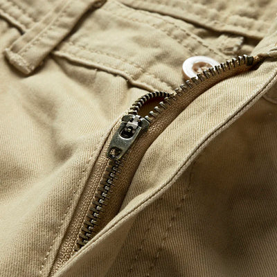 BEACHSIDE WORK SHORTS – RELAXED FIT IN COTTON WITH MULTIPLE POCKETS