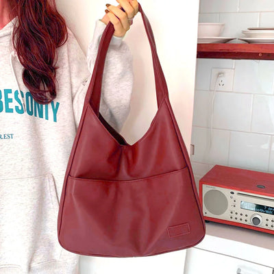 liv™ – casual hobo bag in leather look