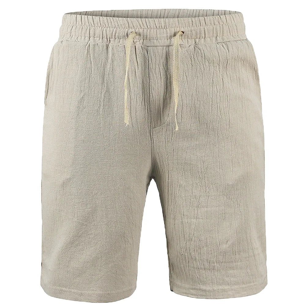 BEACHSIDE CASUAL COTTON LINEN MARE SUMMER SHORTS