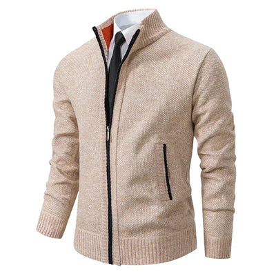 Kenneth | Knitted Cardigan with Zipper