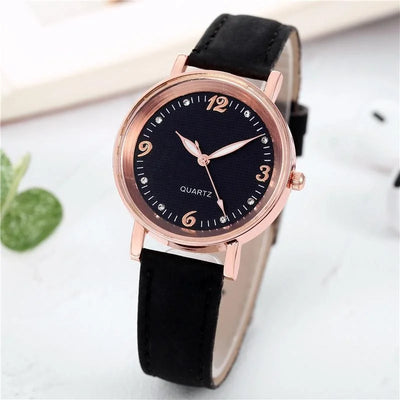 Leather Strap Watch