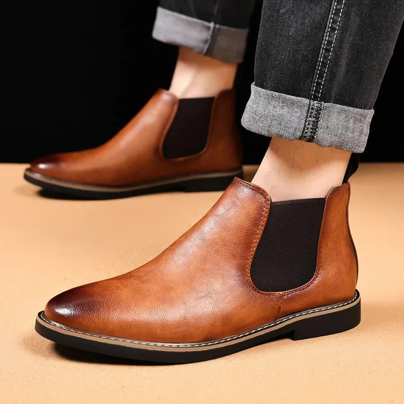 JONAS™ | TIMELESS LEATHER ANKLE BOOTS