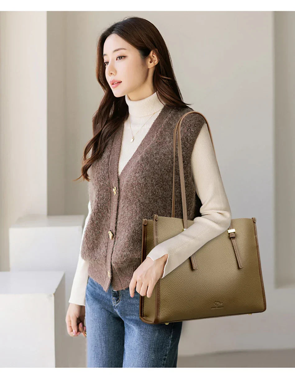 liva™ – spacious everyday bag in leather look