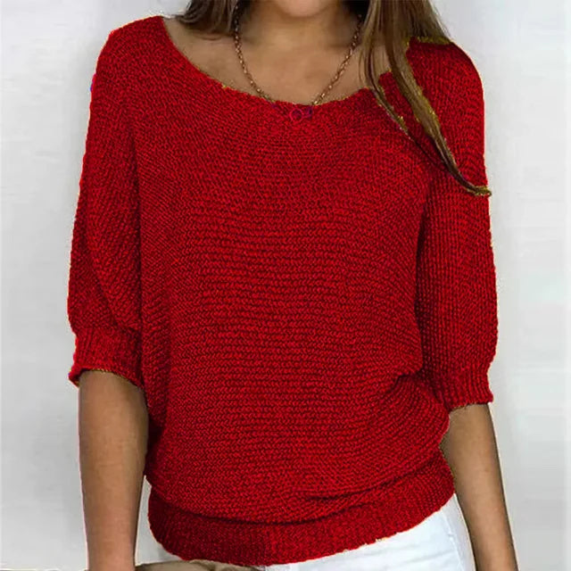 Eleanor | Stylish Loose-Fit Knit Top for Comfort