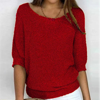 Eleanor | Stylish Loose-Fit Knit Top for Comfort