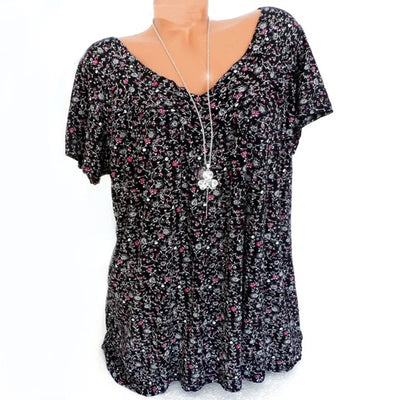Summer Blouse with Floral Print | Olsen & Olsen™