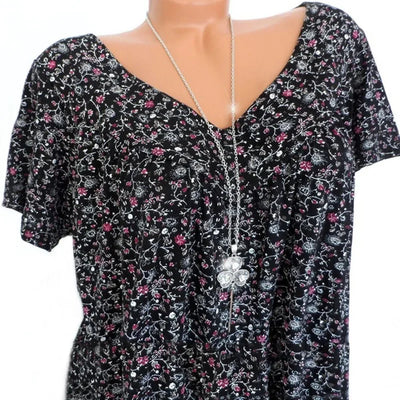 Summer Blouse with Floral Print | Olsen & Olsen™
