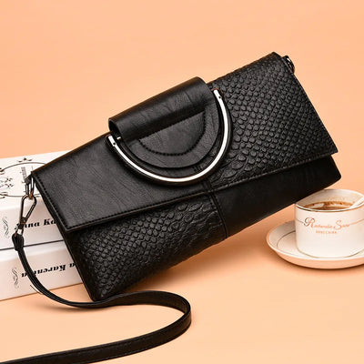 celine™ – structured black handbag in leather look