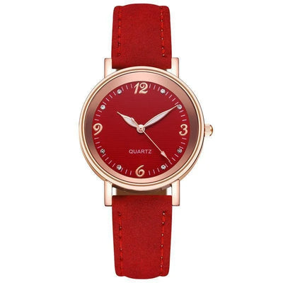 Leather Strap Watch