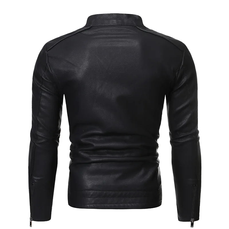 Anders™ Flex – Casual Leather Jacket in Multiple Colors