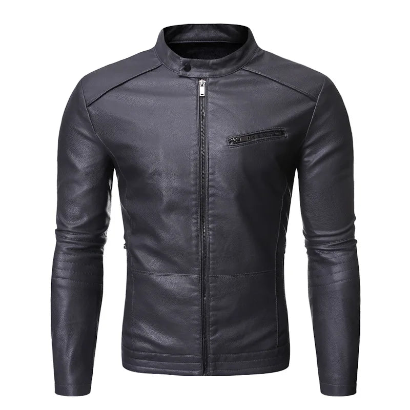 Anders™ Flex – Casual Leather Jacket in Multiple Colors