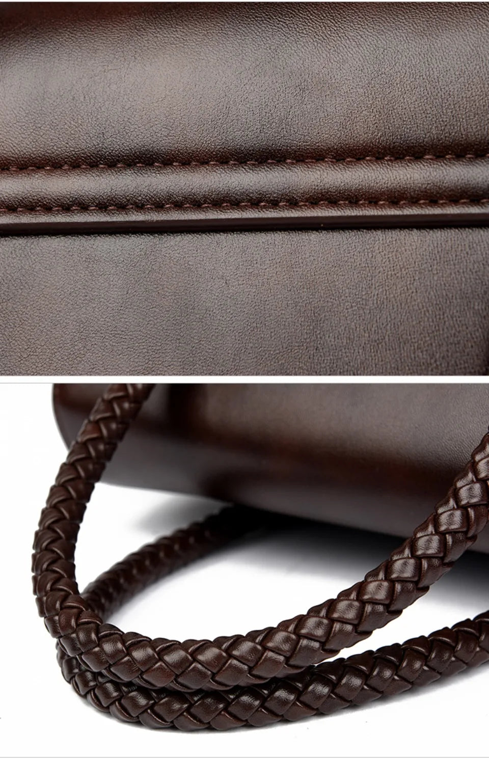 ronja™ – classic bag with braided handle and gold details