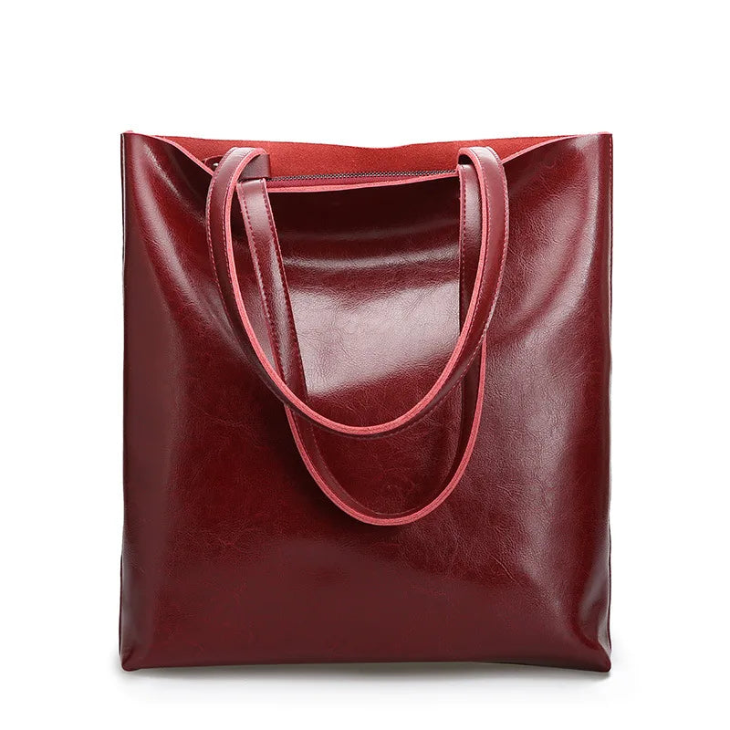 diana™ – classic tote bag in leather look