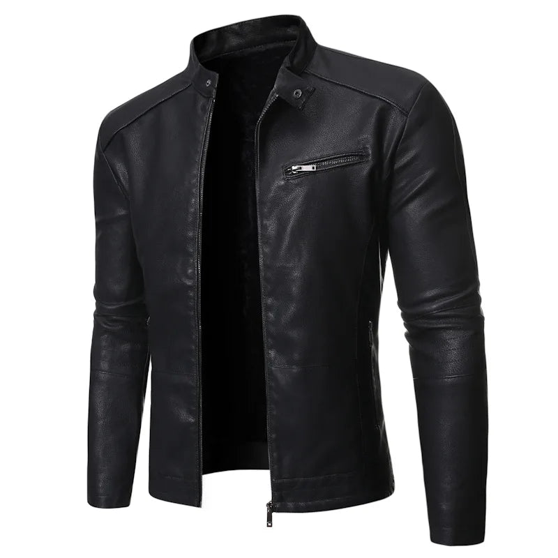 Anders™ Flex – Casual leather jacket in multiple colors