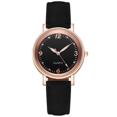 Leather Strap Watch