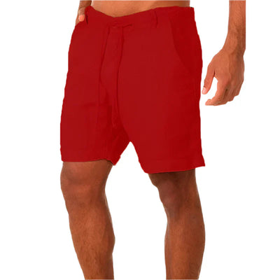 BEACHSIDE LINEN BLEND SHORTS – AIRY SUMMER COMFORT WITH A NATURAL LOOK