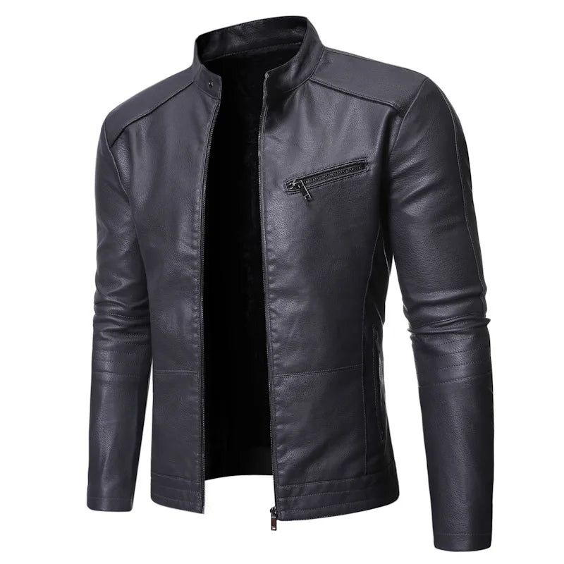 Anders™ Flex – Casual leather jacket in multiple colors