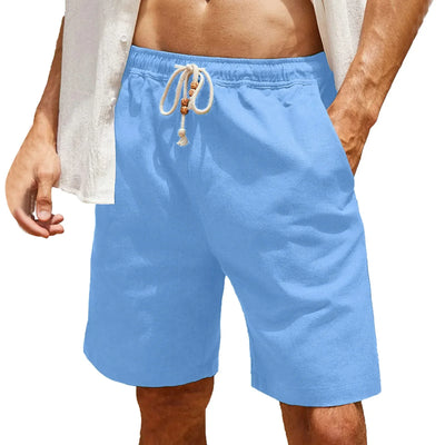 BEACHSIDE URBAN RELAXED LINEN SHORTS