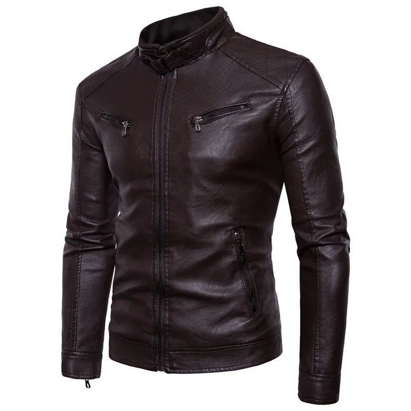 Anders™ Flex – Casual leather jacket in multiple colors
