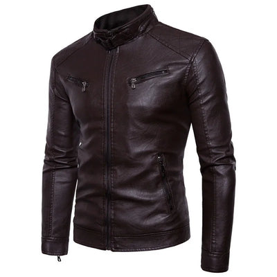 Anders™ Flex – Casual Leather Jacket in Multiple Colors