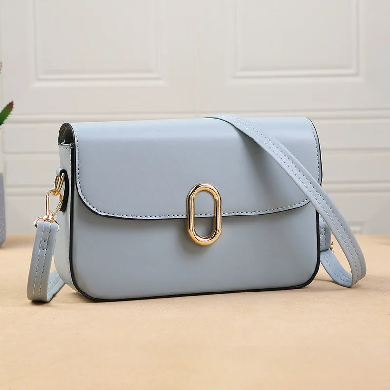 alina™ – elegant light blue shoulder bag