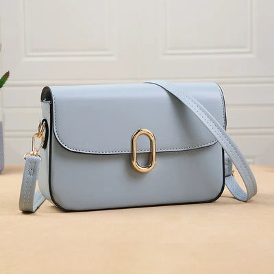 alina™ – elegant light blue shoulder bag