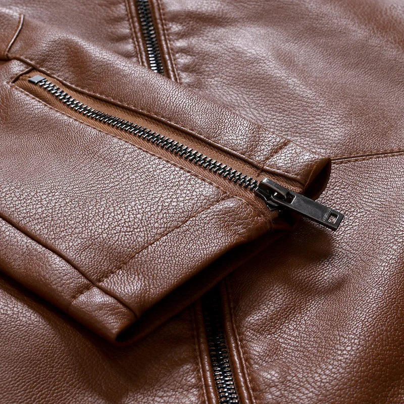 Anders™ Flex – Casual Leather Jacket in Multiple Colors