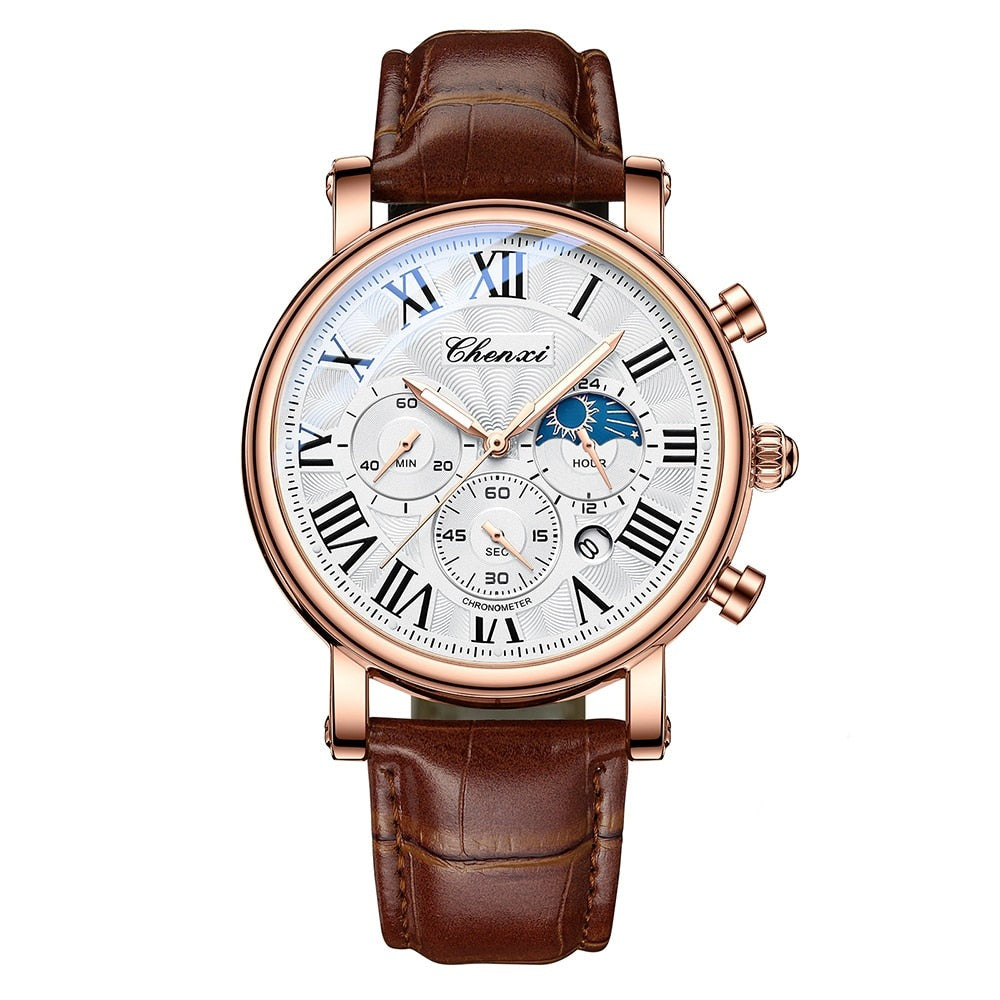 van Baerle® - Luxurious Leather Quartz Watch