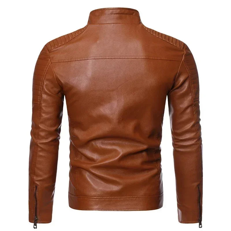 Mikkel™ Armor – Vintage Leather Look with Quilted Shoulders