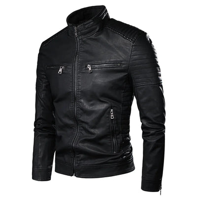 Mikkel™ Armor – Vintage Leather Look with Quilted Shoulders