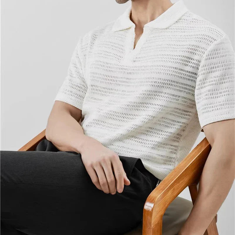 LOUIS™ Crocheted Polo