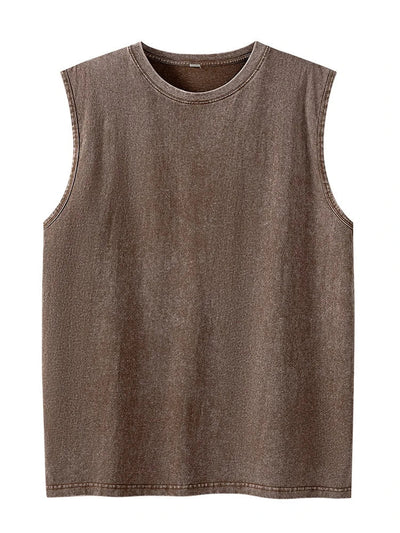 JUDE Washed Edge Muscle Tank