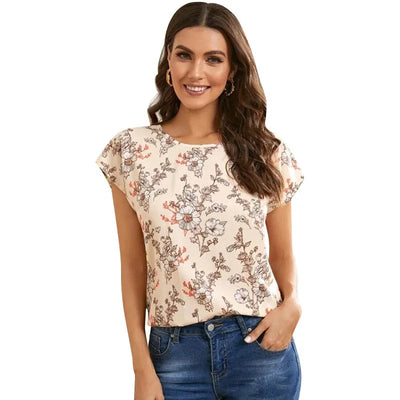 Flower Print Summer Blouse | Olsen & Olsen™