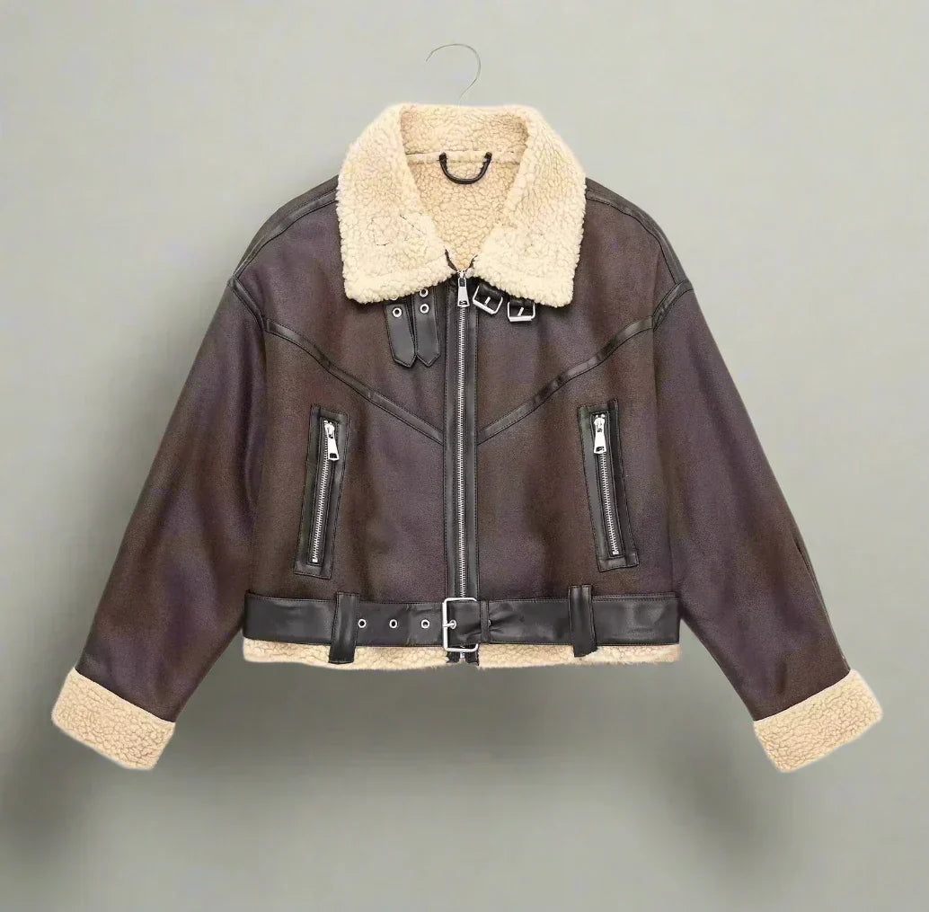 Pepijn™ - Trendy Leather Jacket for Women