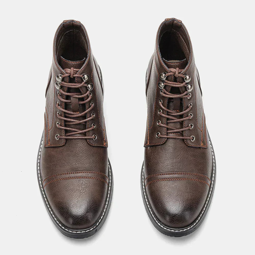 Keith | Vintage Derby Shoes with Toe