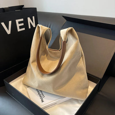 freja™ – soft shoulder bag in suede style