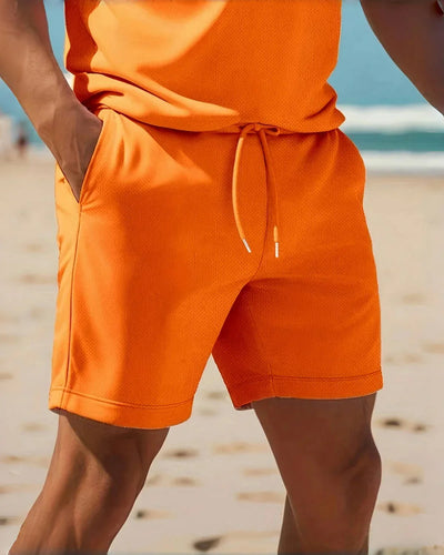 BEACHSIDE CASUAL SHORTS – ELASTIC WAIST AND RELAXED FIT
