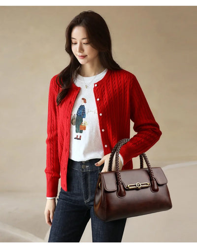 ronja™ – classic bag with braided handle and gold details