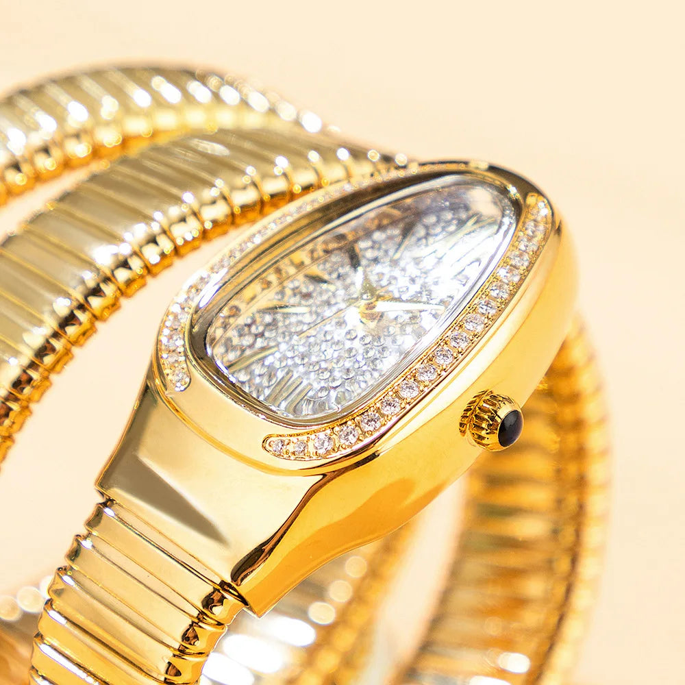 Serpentia™ Gold Elegance Watch