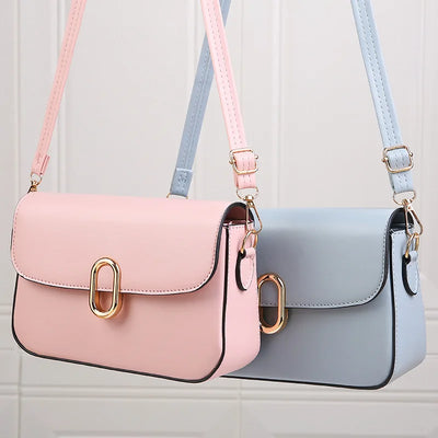 alina™ – elegant light blue shoulder bag