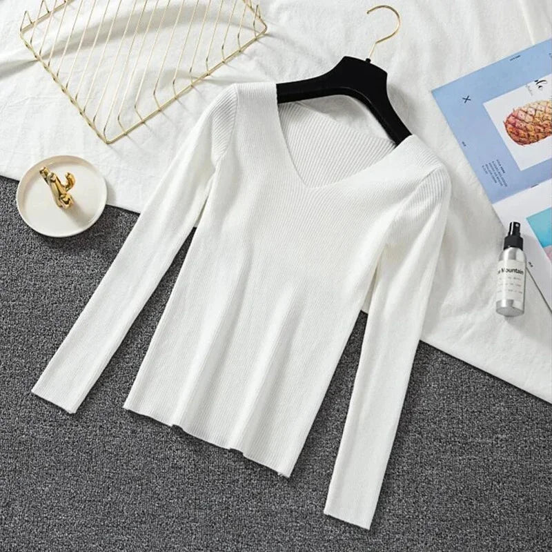 Ribbed Basic Blouse | Olsen & Olsen™