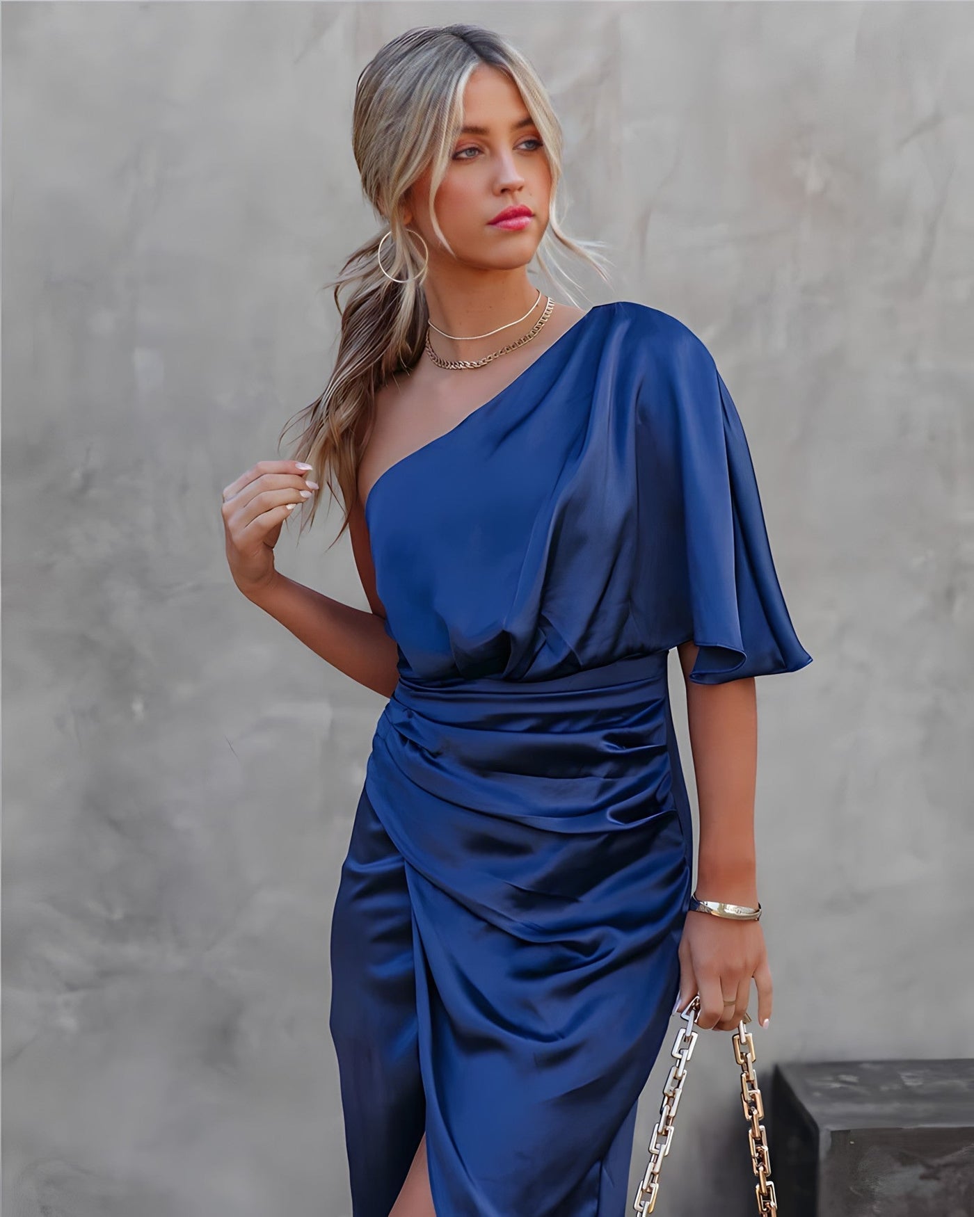 Allegra™ | Elegant party dress in silk