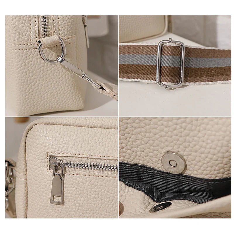 nora™ – practical cream-colored everyday bag