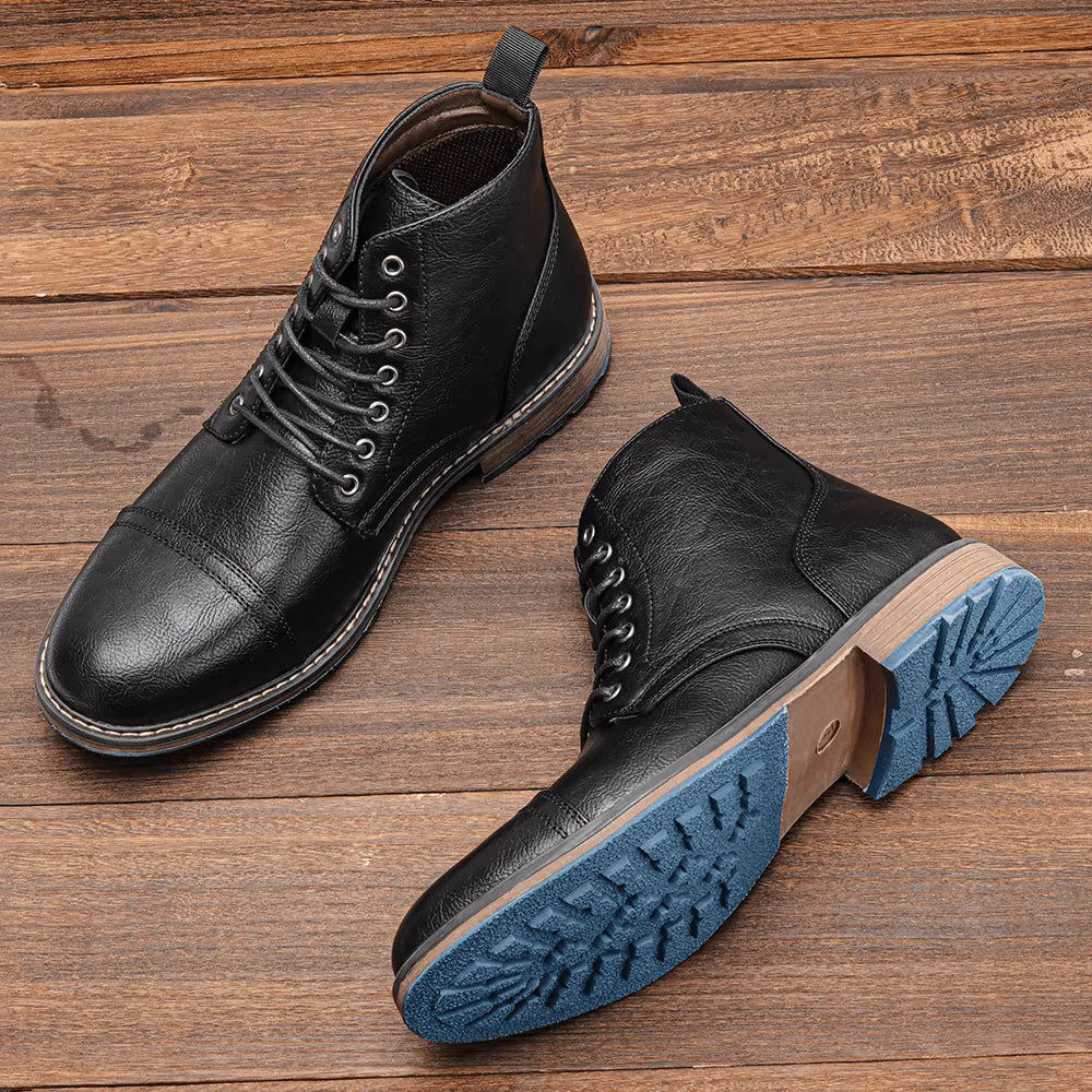 Conor | Fashion style leather ankle boots