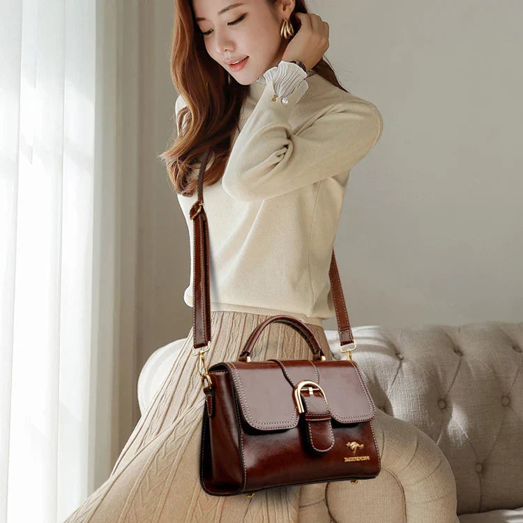 Sandra™ – luxurious mini bag with classic clasp